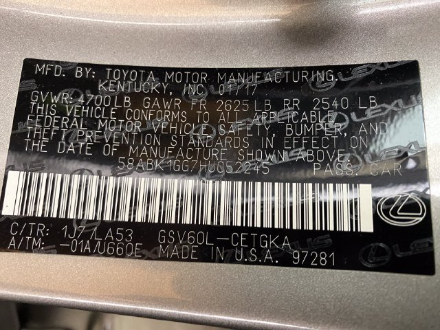 Used 2017 Lexus ES 350 w/ Navigation System Package FWD image 32