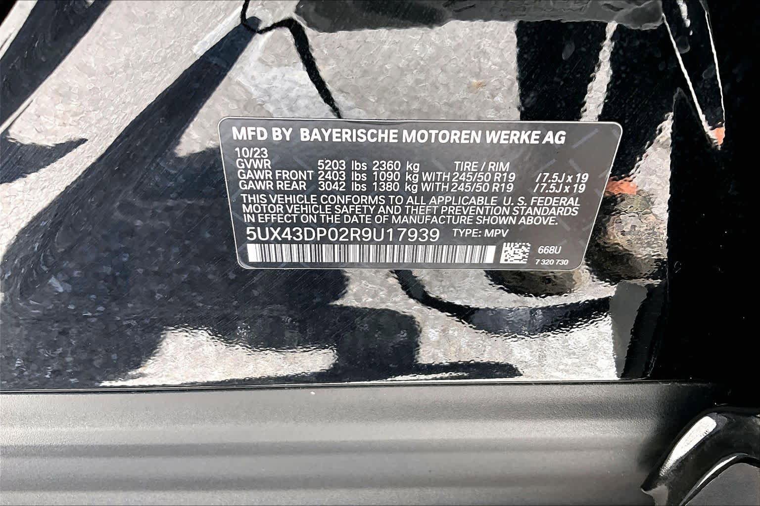 Used 2024 BMW X3 sDrive30i w/ Convenience Package RWD image 35