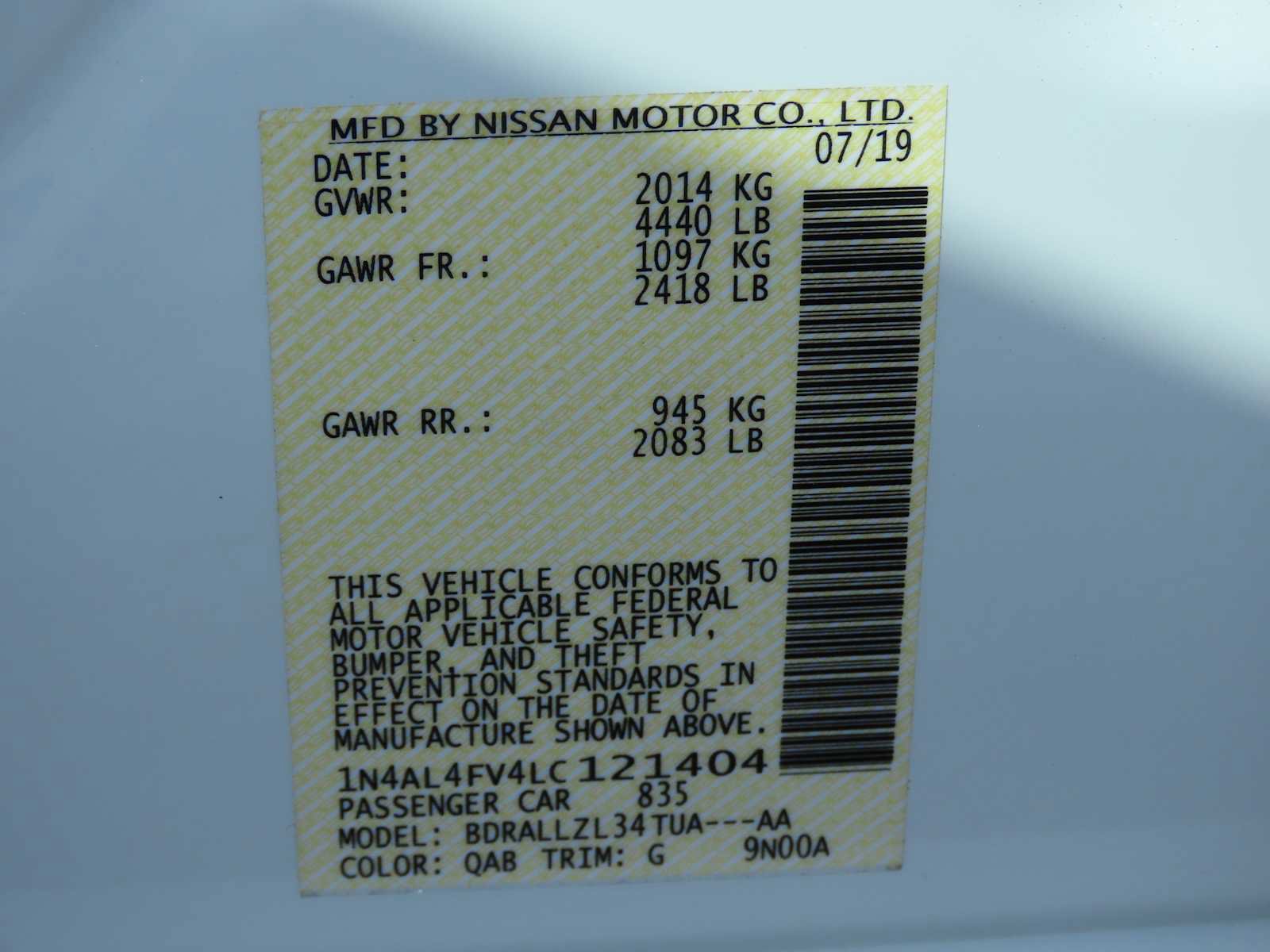 Used 2020 Nissan Altima 2.0 Platinum image 37