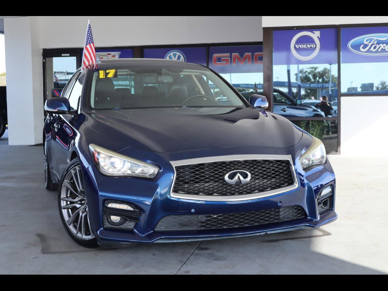 Used 2017 INFINITI Q50 Red Sport 400 image 1
