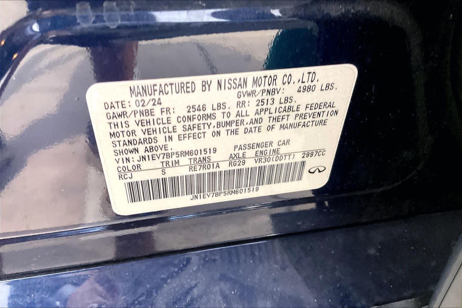 Used 2024 INFINITI Q50 Luxe w/ Cargo Package RWD image 35