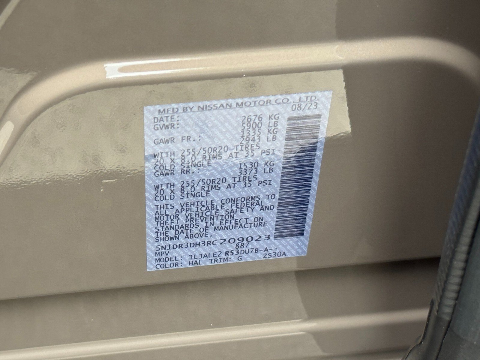 Used 2024 Nissan Pathfinder Platinum FWD image 47