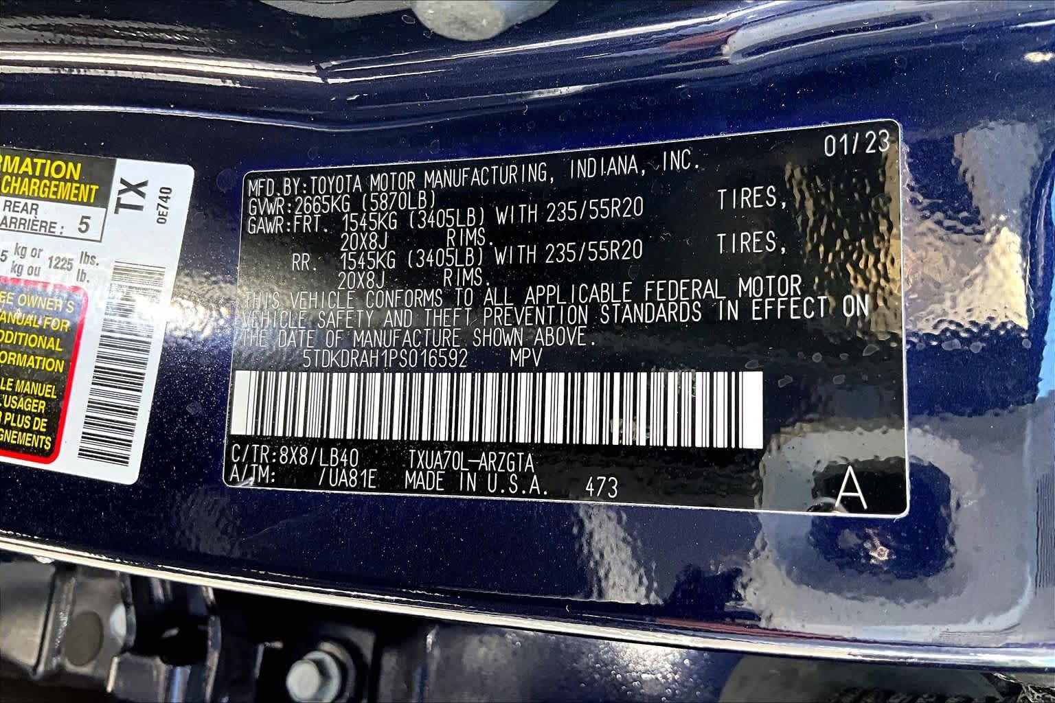Used 2023 Toyota Highlander Limited FWD image 33