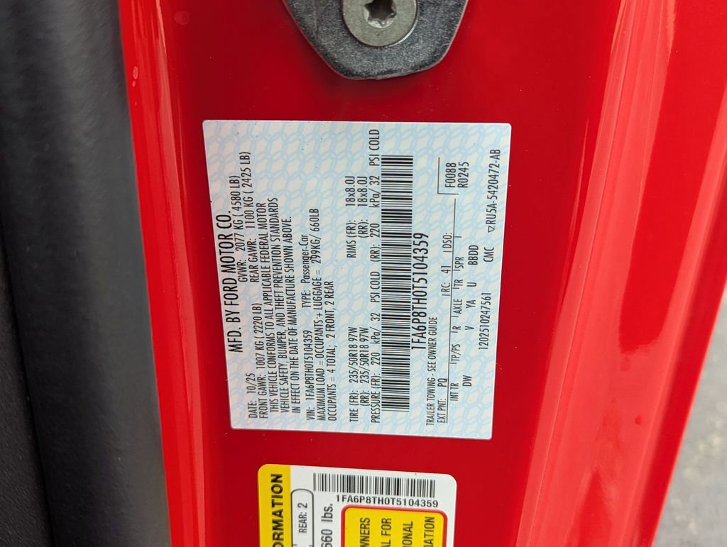 New 2026 Ford Mustang Coupe image 13