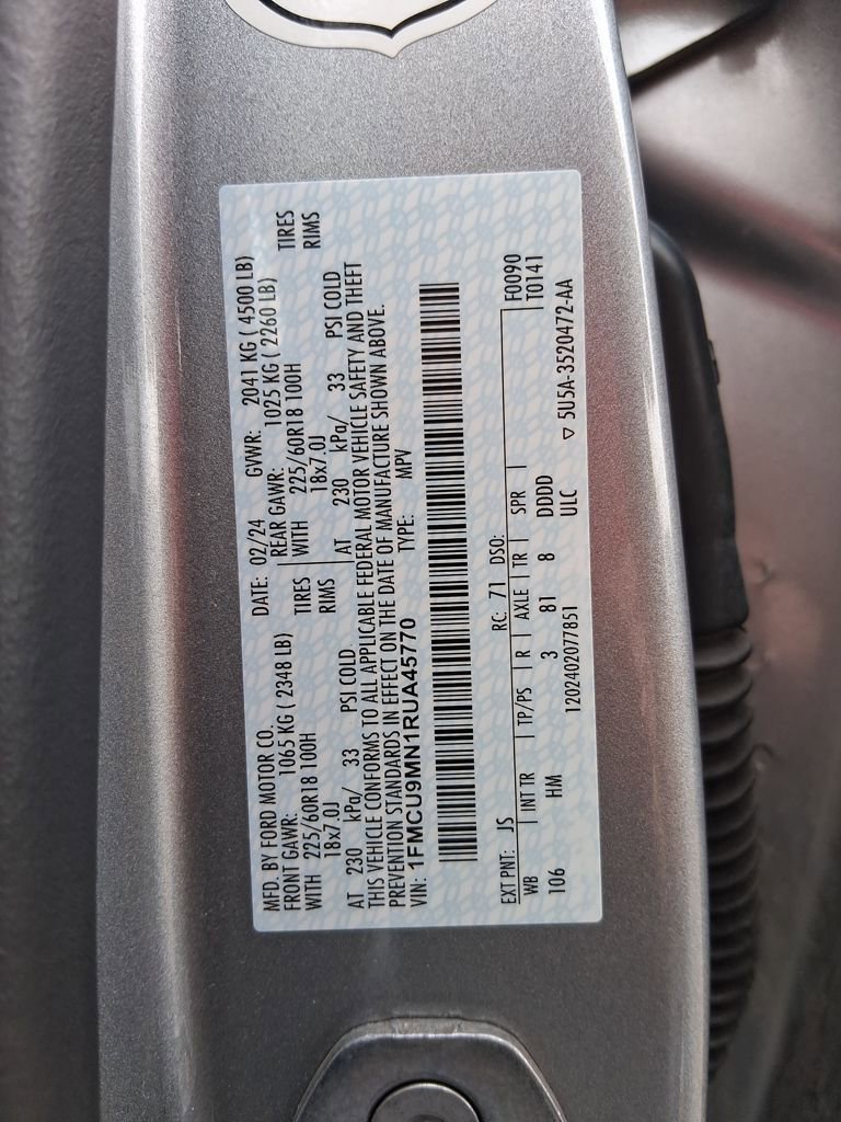 Used 2024 Ford Escape ST-Line image 28