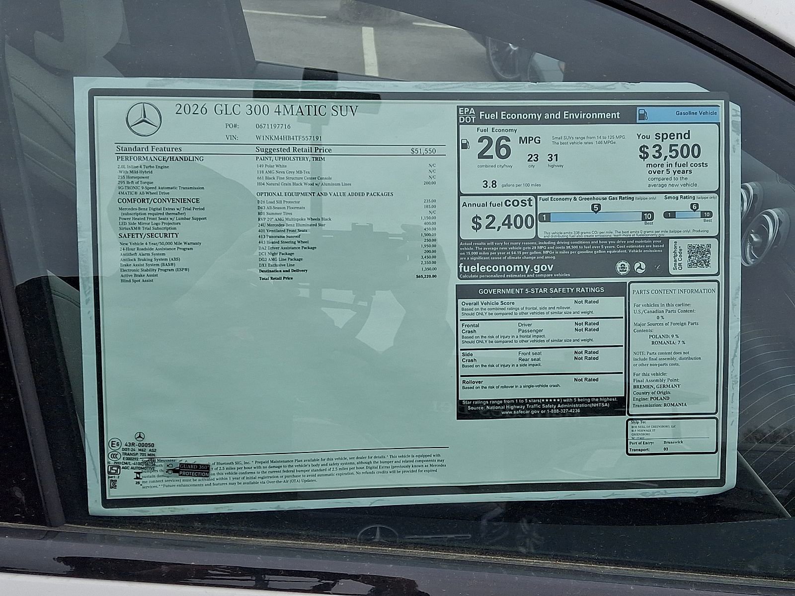 New 2026 Mercedes-Benz GLC 300 4MATIC image 19