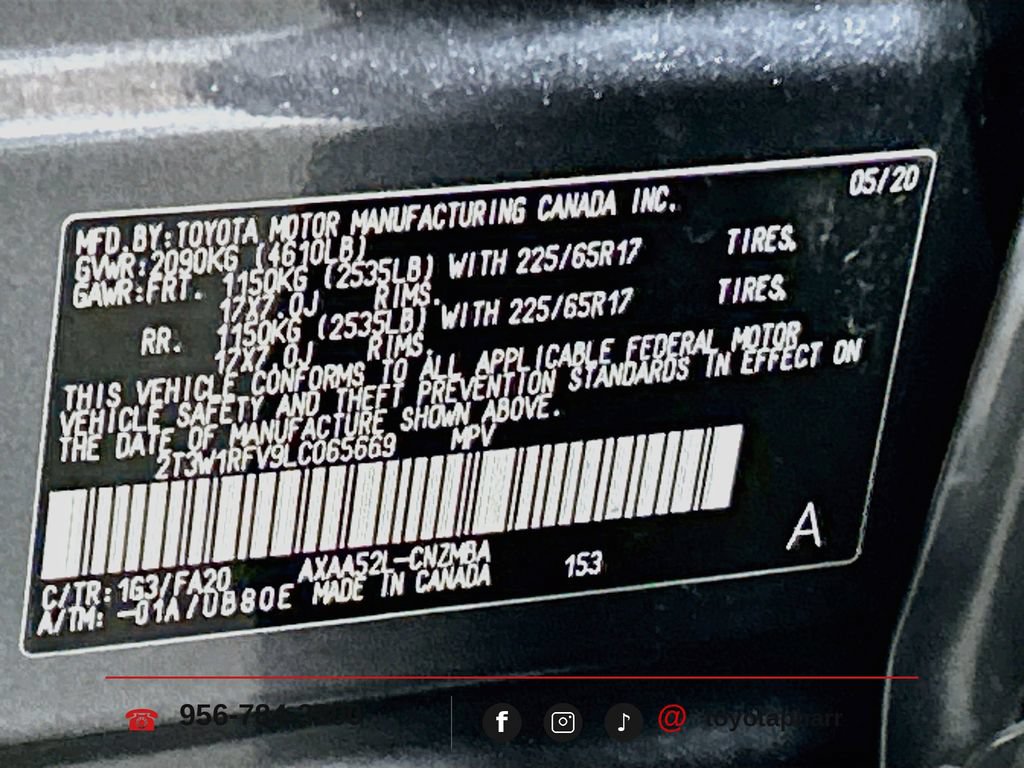 Used 2020 Toyota RAV4 XLE FWD image 28