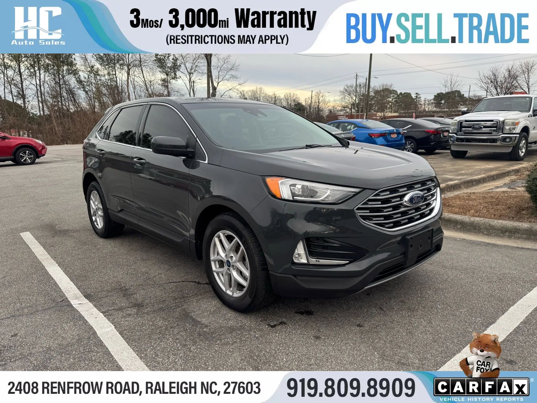 Used 2021 Ford Edge SEL w/ Cargo Accessory Package image 7