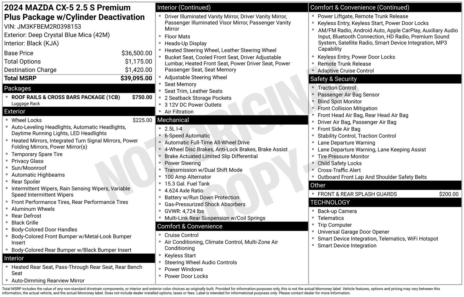 Certified 2024 MAZDA CX-5 AWD 2.5 S image 43