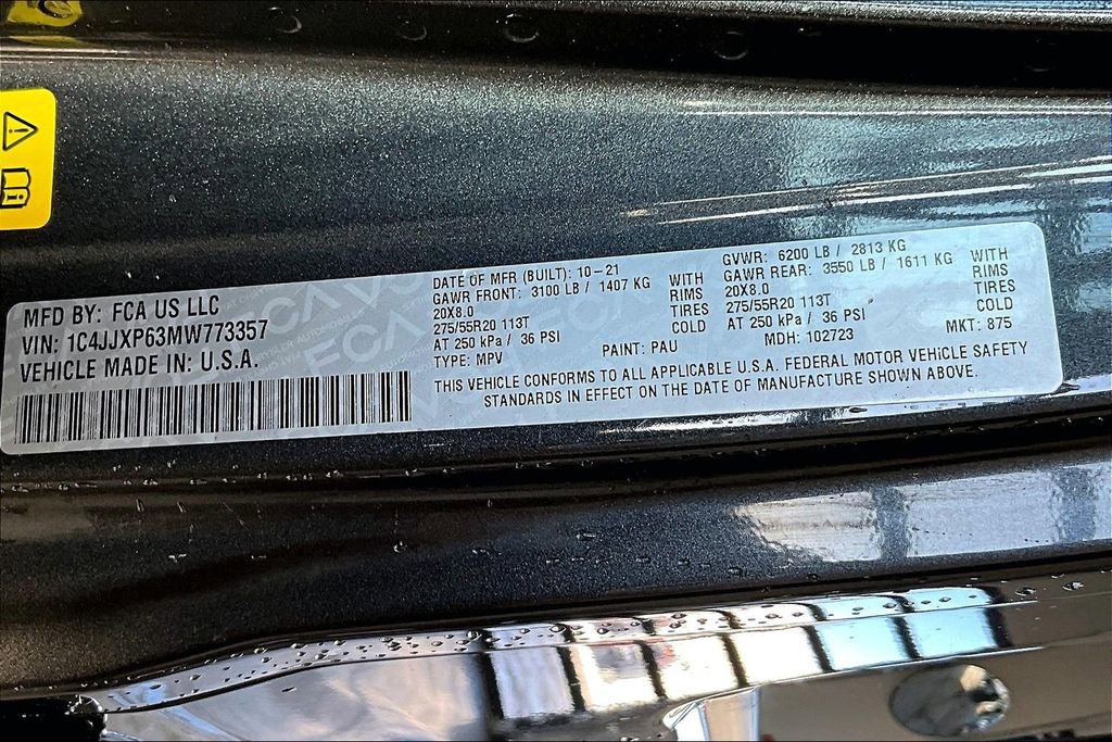 Used 2021 Jeep Wrangler Unlimited Sahara 4xe w/ Cold Weather Group image 36