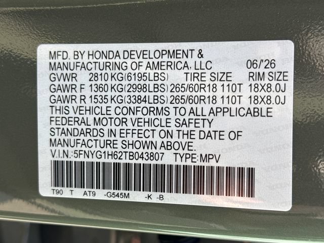 Used 2026 Honda Pilot TrailSport image 18