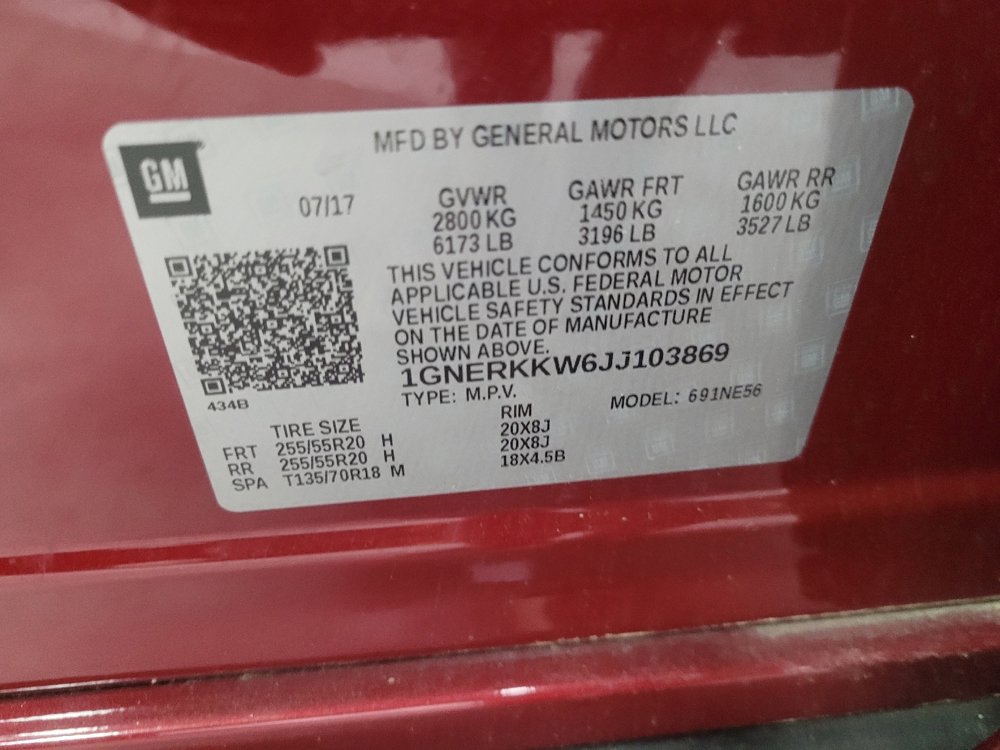Used 2018 Chevrolet Traverse Premier w/ Driver Confidence II Package FWD image 33