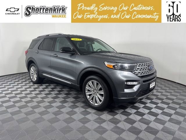Used 2022 Ford Explorer Limited w/ Equipment Group 301A AWD/4WD image 1