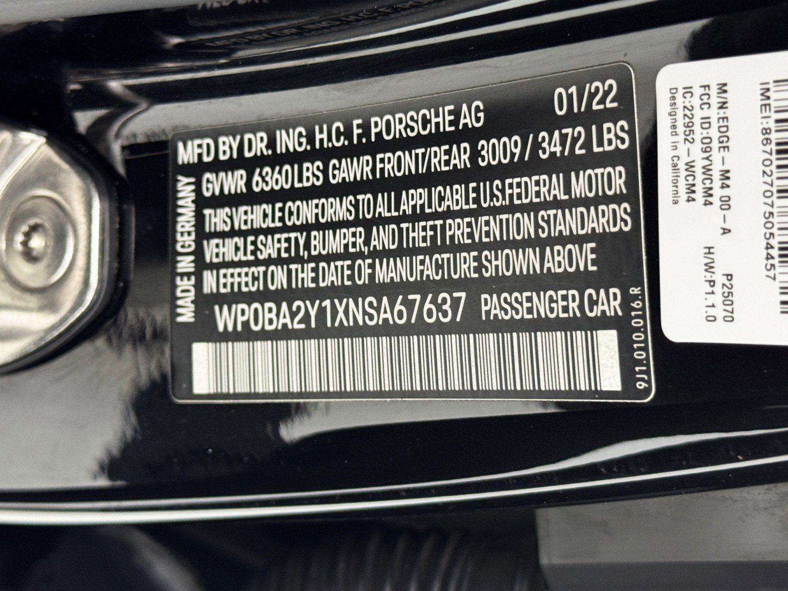 Used 2022 Porsche Taycan 4 Cross Turismo AWD/4WD image 50