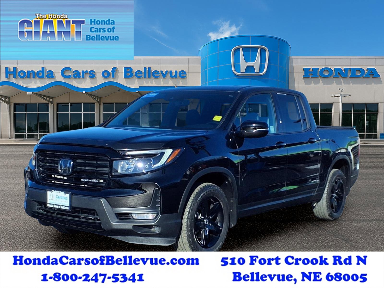 Certified 2021 Honda Ridgeline Black Edition