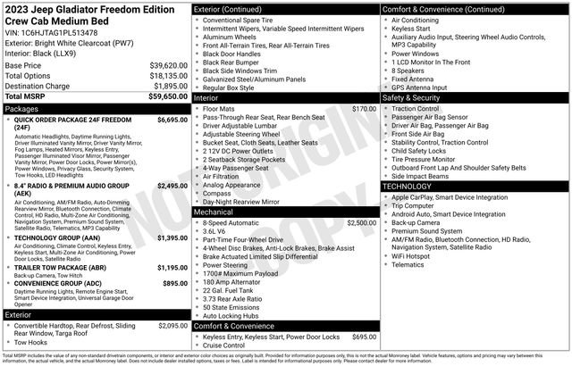 Certified 2023 Jeep Gladiator Sport image 4