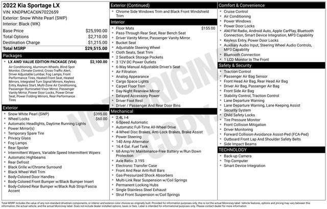 Used 2022 Kia Sportage LX w/ LX AWD Value Edition Package image 9