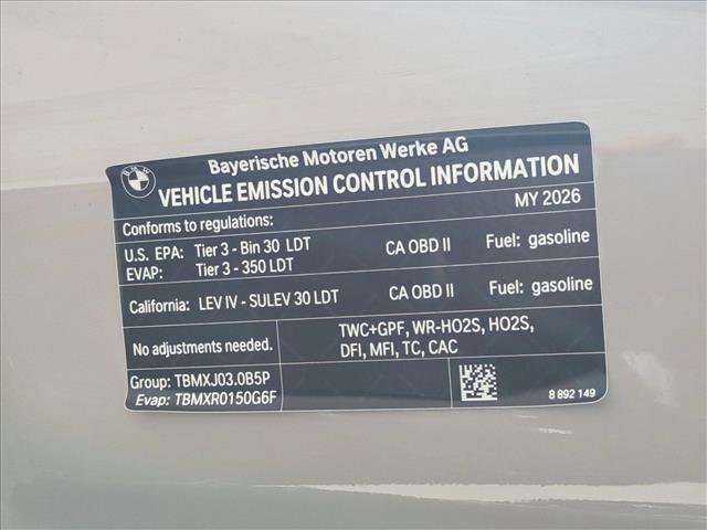 New 2026 BMW X3 M50 w/ Premium Package image 17