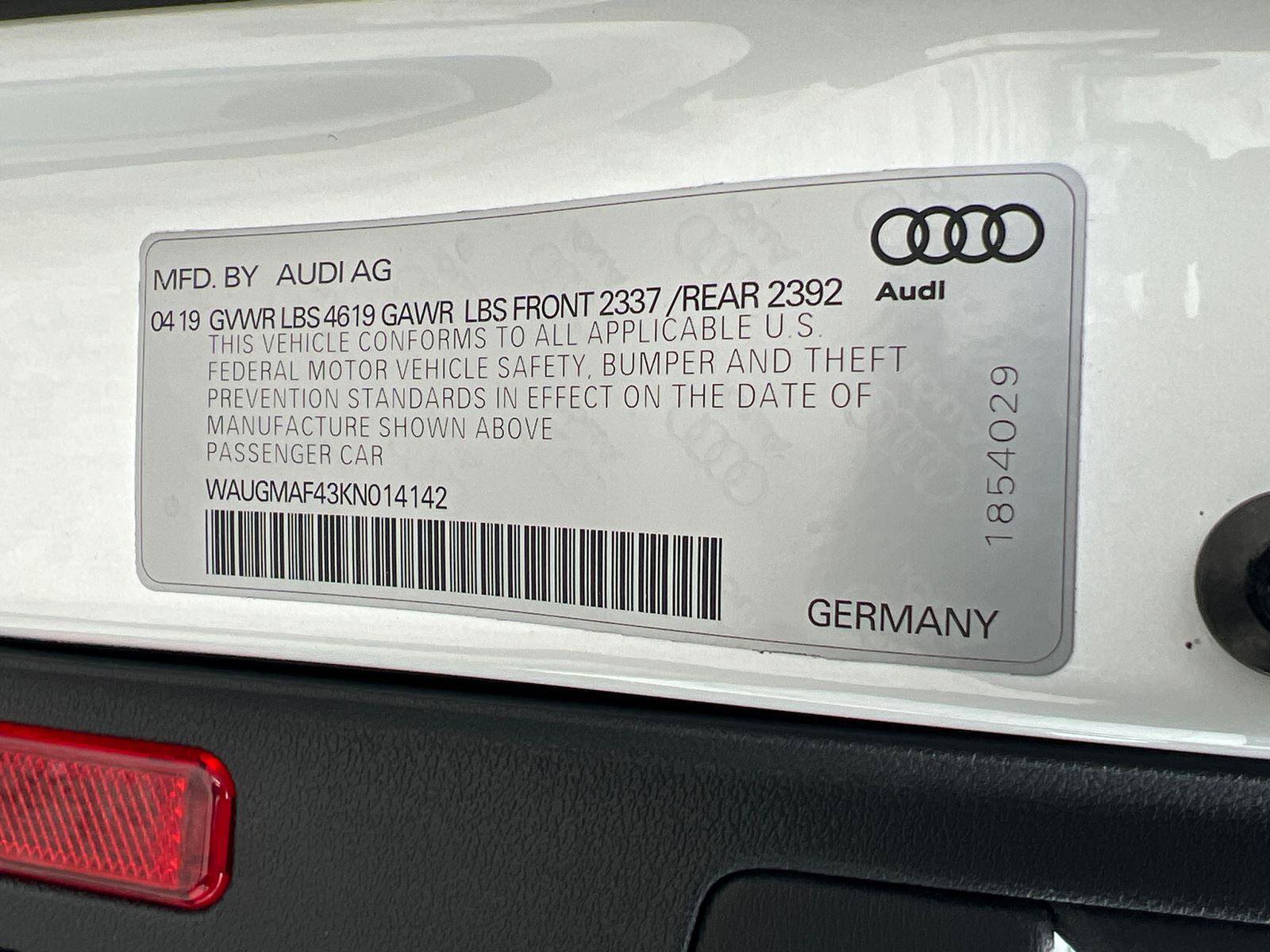 Used 2019 Audi A4 2.0T Premium image 33