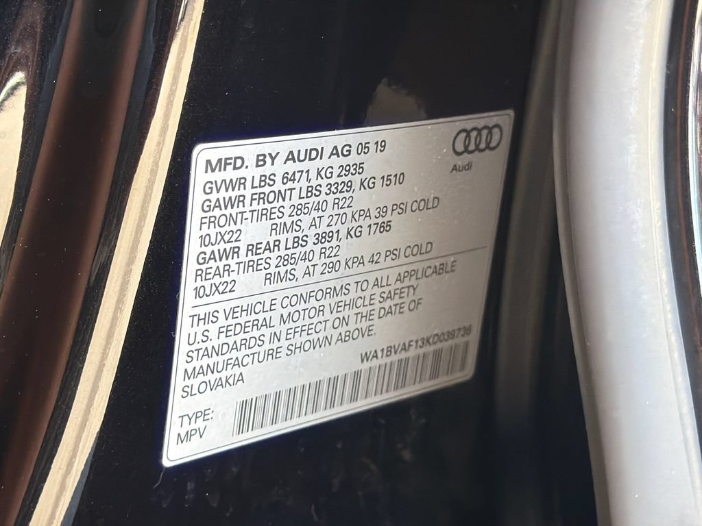Used 2019 Audi Q8 Premium Plus w/ Premium Plus AWD/4WD image 35