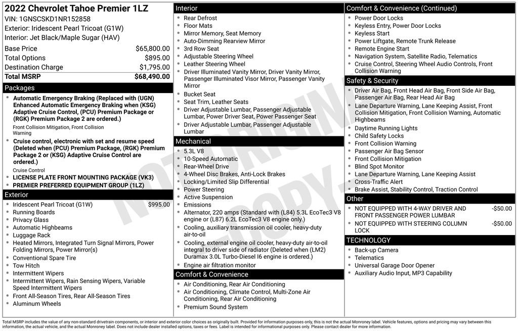 Certified 2022 Chevrolet Tahoe Premier image 36
