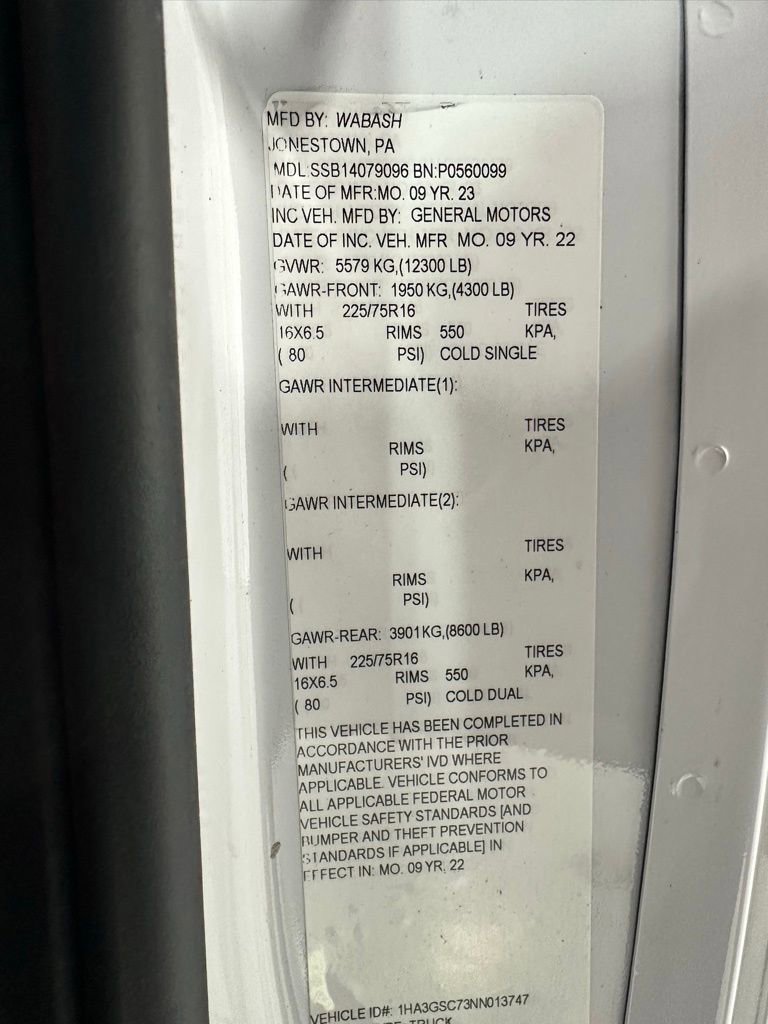 Used 2022 Chevrolet Express 3500 w/ Power Convenience Package image 13