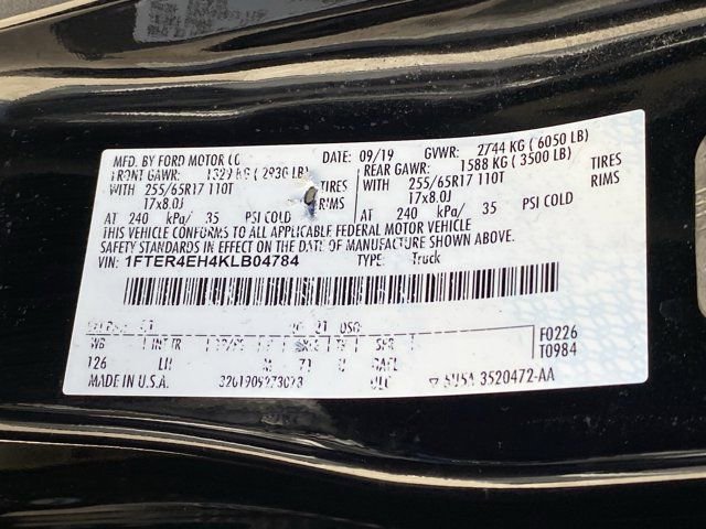 Used 2019 Ford Ranger XLT w/ Equipment Group 302A Luxury image 37