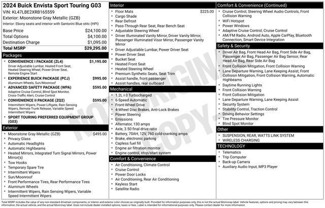 Used 2024 Buick Envista Sport Touring w/ Convenience I Package image 31