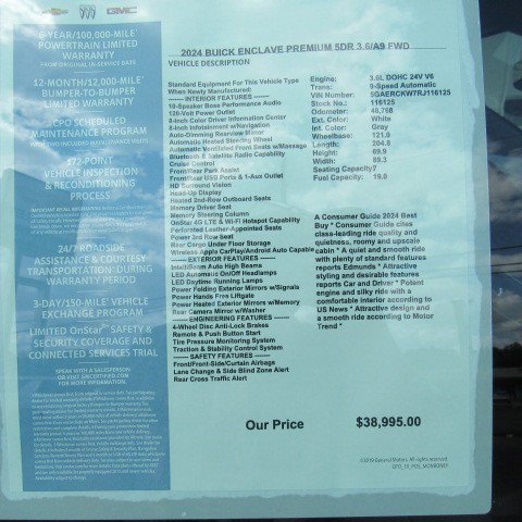 Certified 2024 Buick Enclave Premium image 18