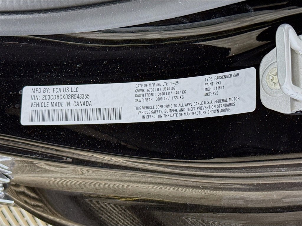 New 2025 Dodge Charger R/T w/ Quick Order Package 25M R/T image 32