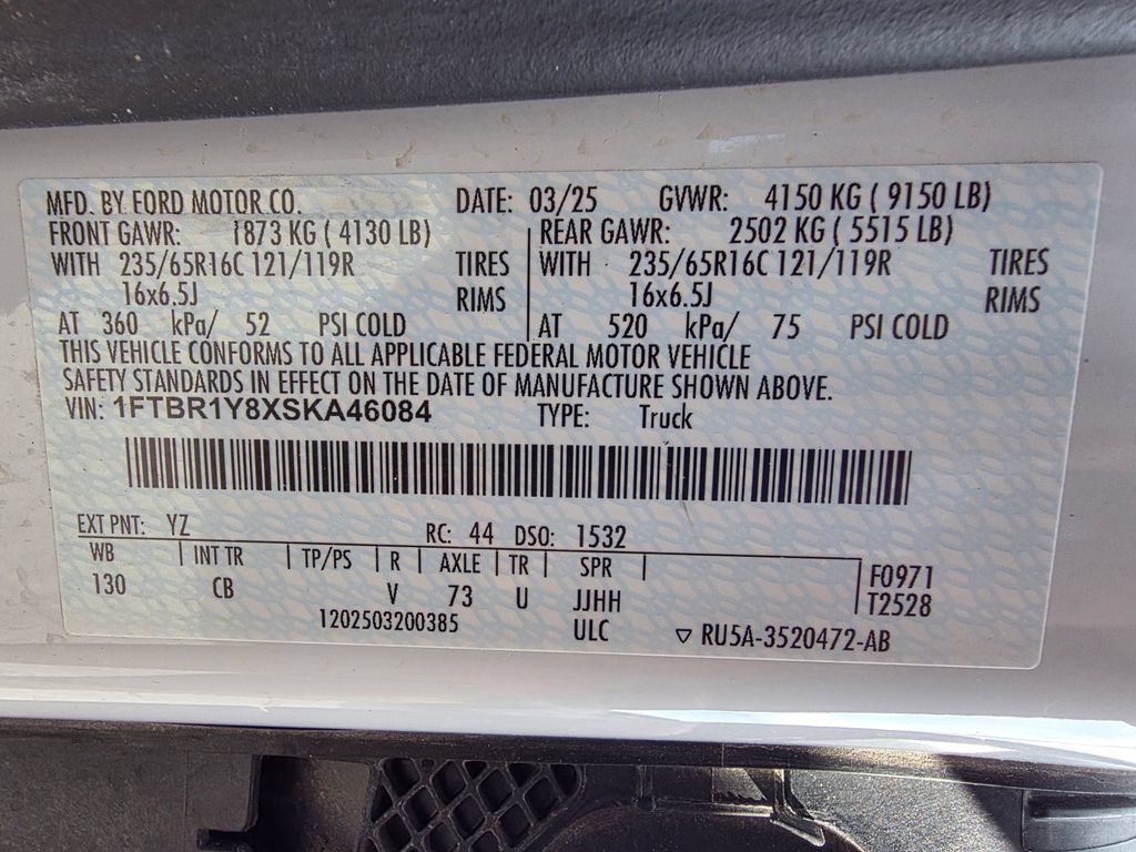 Used 2025 Ford Transit 250 Low Roof w/ Exterior Upgrade Package RWD image 33