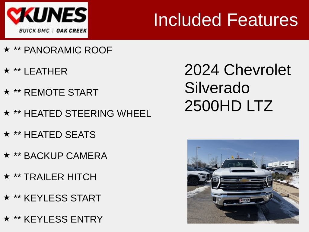Used 2024 Chevrolet Silverado 2500 LTZ w/ LTZ Plus Package image 2
