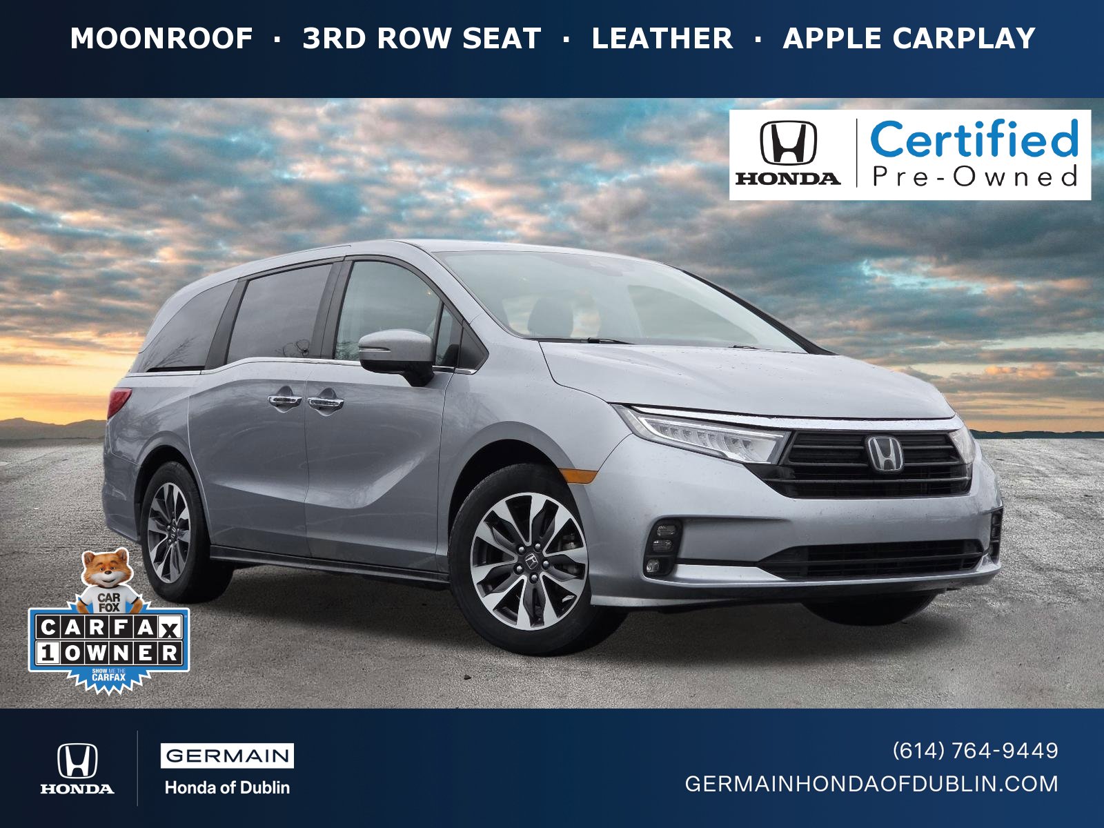Certified 2024 Honda Odyssey EX-L image 1