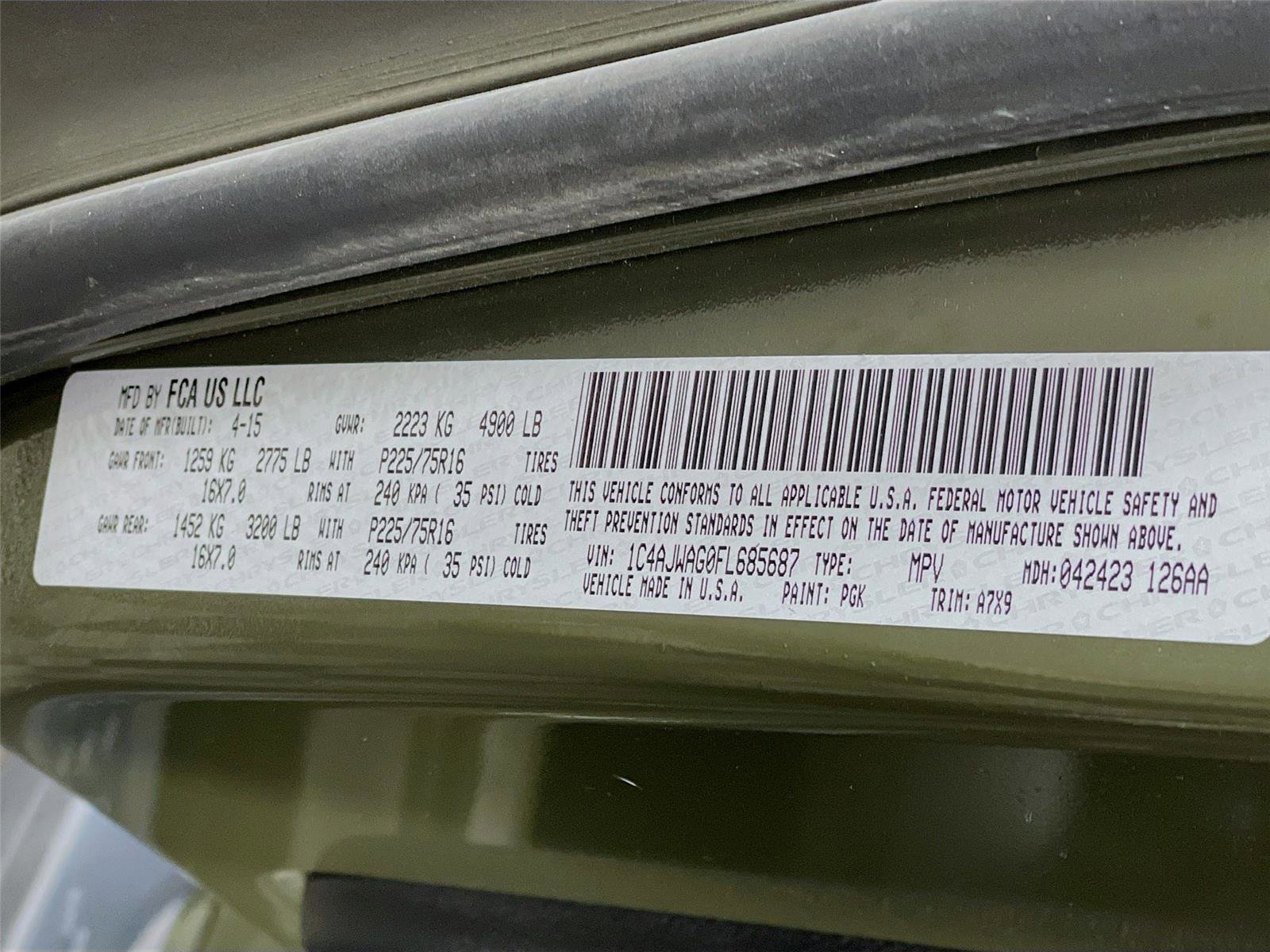 Used 2015 Jeep Wrangler Sport image 32