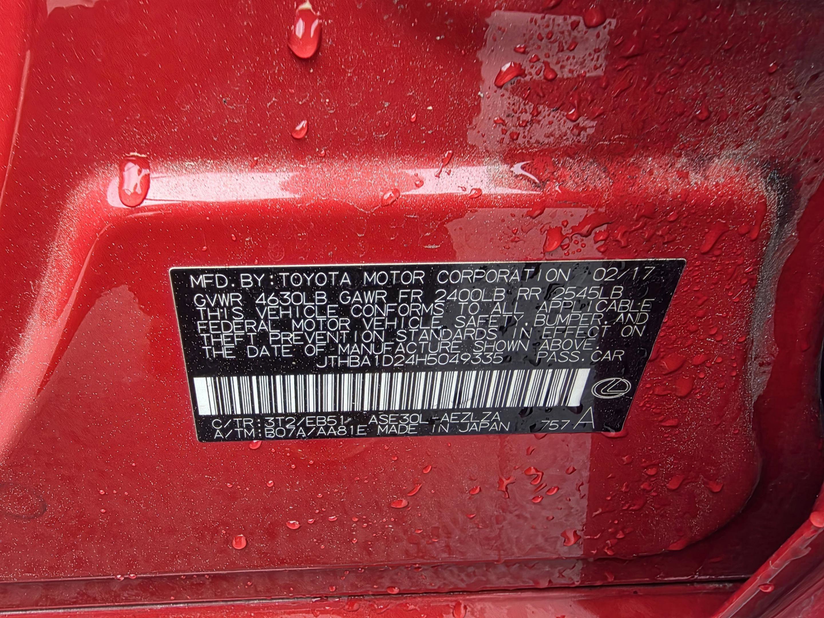 Used 2017 Lexus IS 200t image 30