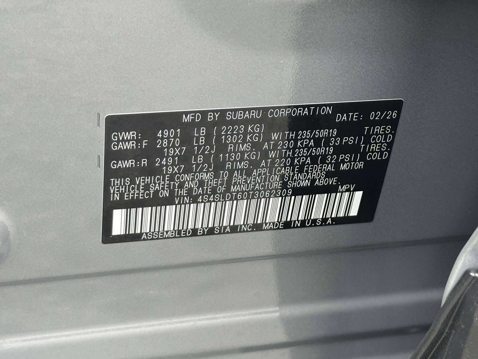 New 2026 Subaru Forester Touring image 15