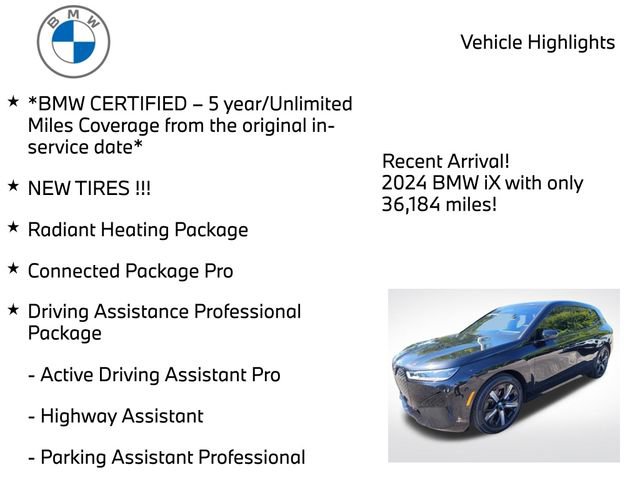 Certified 2024 BMW iX M60 AWD/4WD image 4