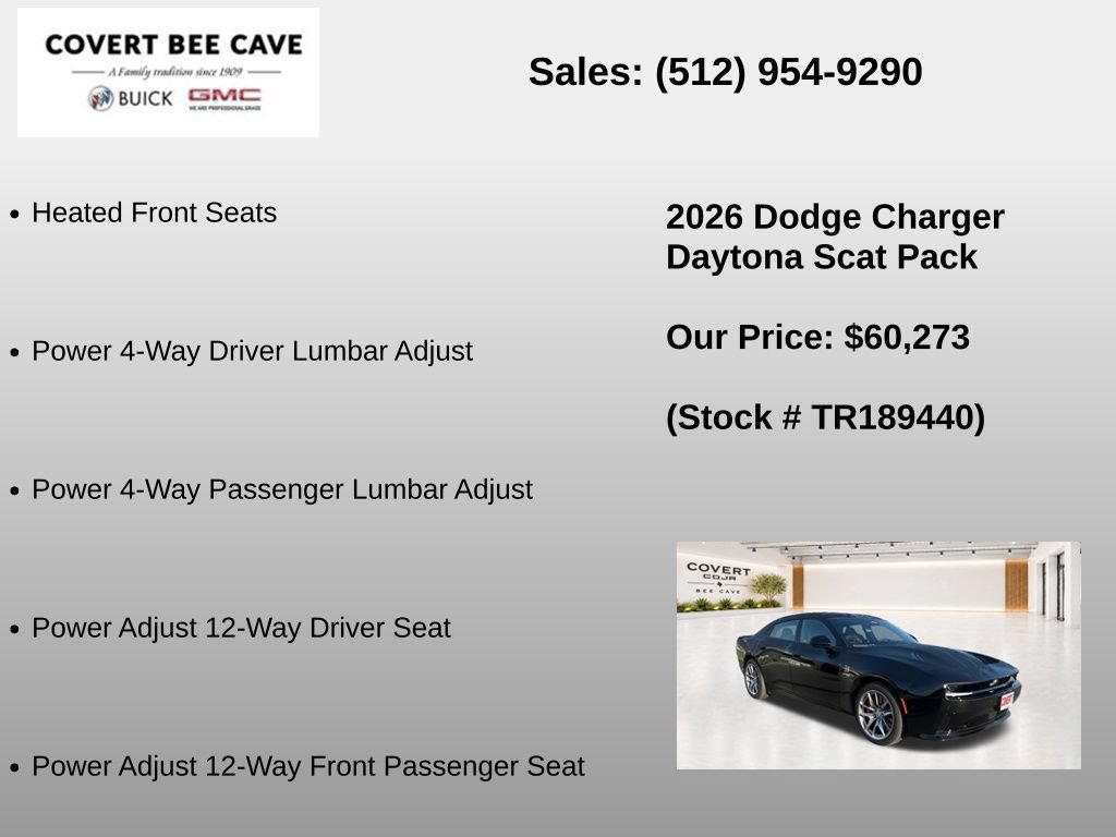 New 2026 Dodge Charger Daytona Scat Pack w/ Track Package AWD/4WD image 27