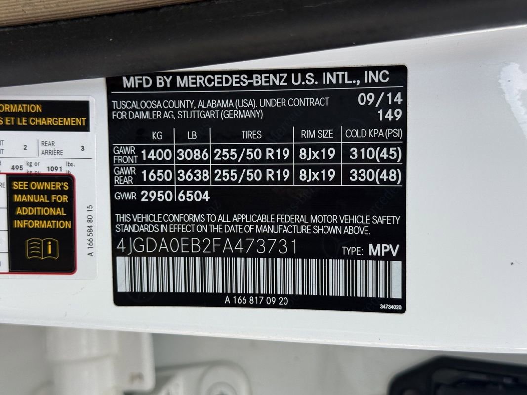 Used 2015 Mercedes-Benz ML 250 BlueTEC 4MATIC image 28