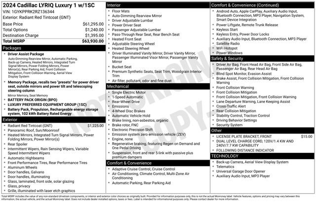 New 2024 Cadillac Lyriq Luxury video 2