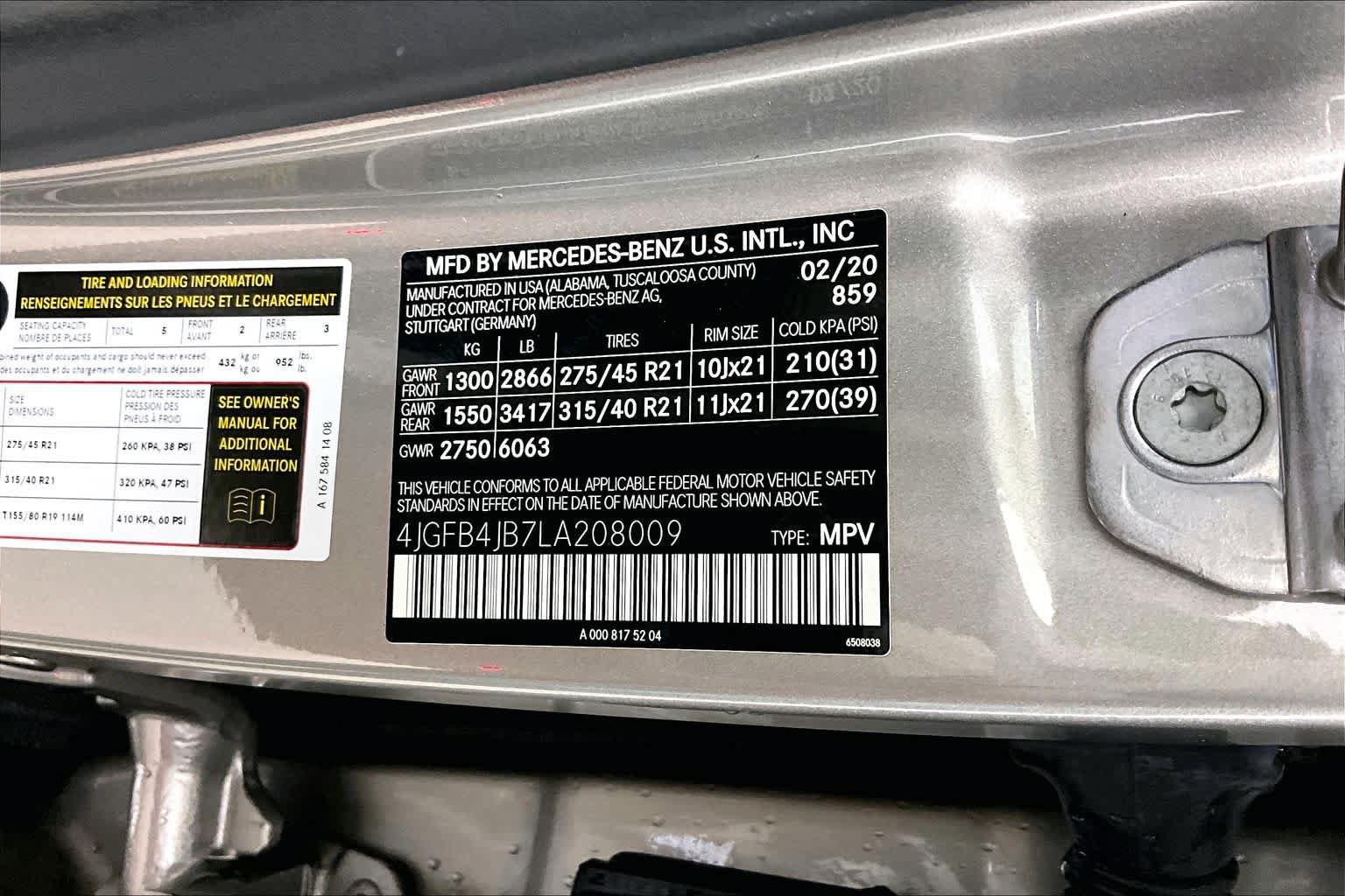 Certified 2020 Mercedes-Benz GLE 350 image 34