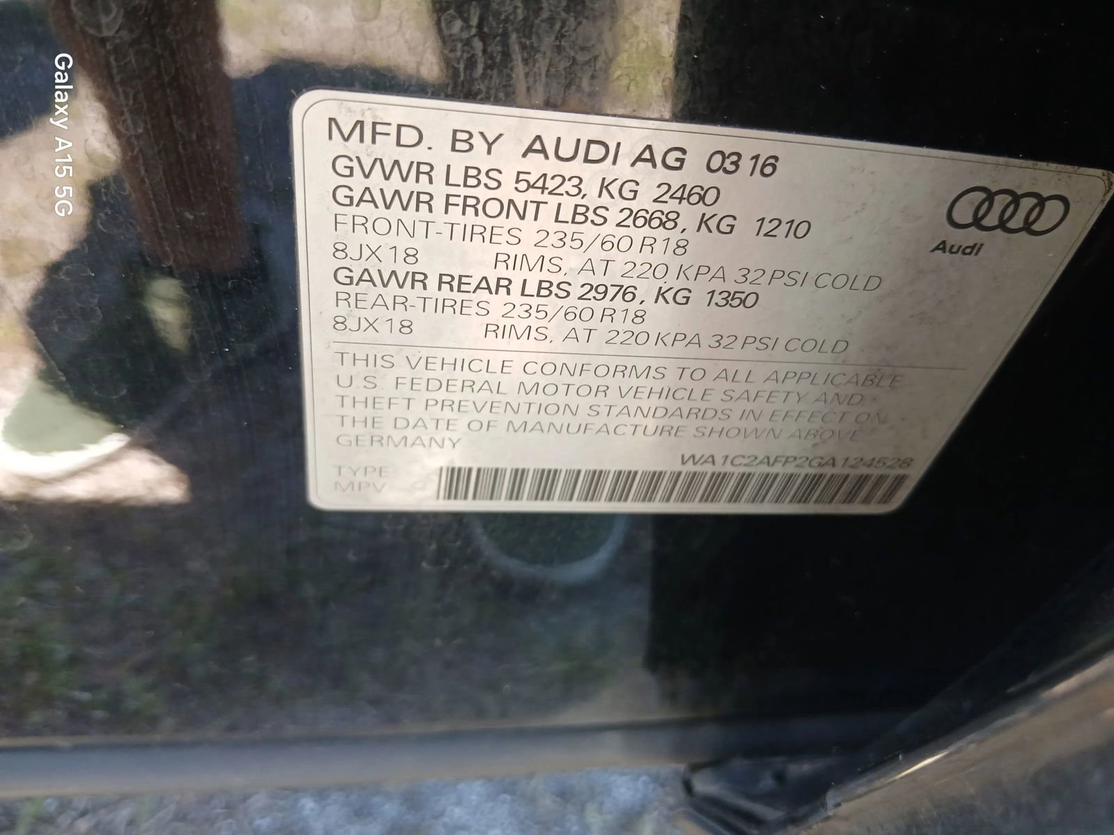 Used 2016 Audi Q5 2.0T Premium w/ Audi MMI Navigation Plus AWD/4WD image 10