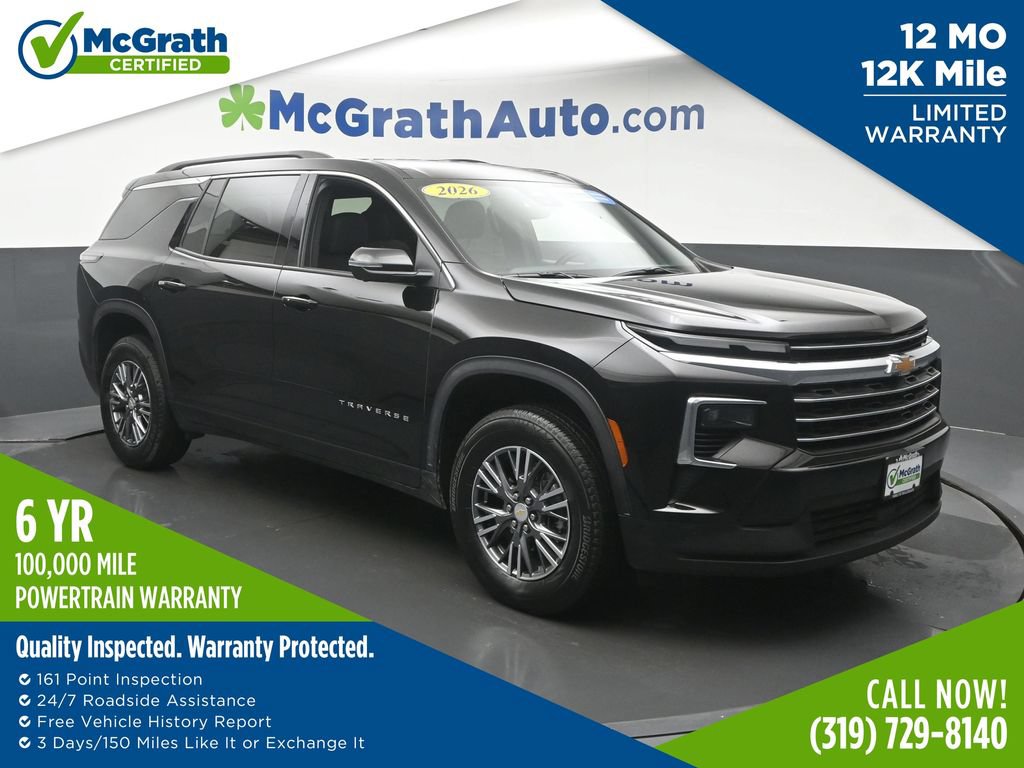Used 2026 Chevrolet Traverse LT w/ Driver Confidence Package