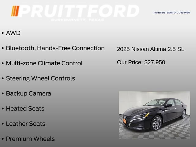 Used 2025 Nissan Altima 2.5 SL AWD/4WD image 7