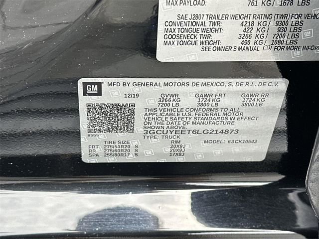 Certified 2020 Chevrolet Silverado 1500 RST AWD/4WD image 33