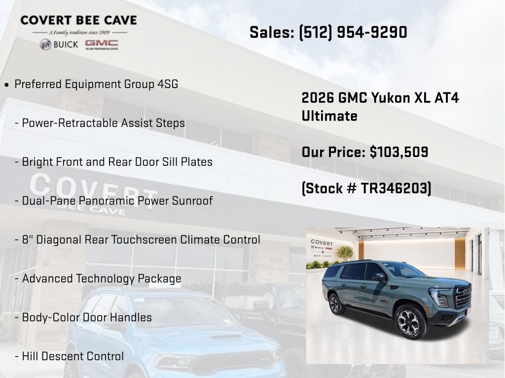 New 2026 GMC Yukon XL AT4 Ultimate AWD/4WD image 13