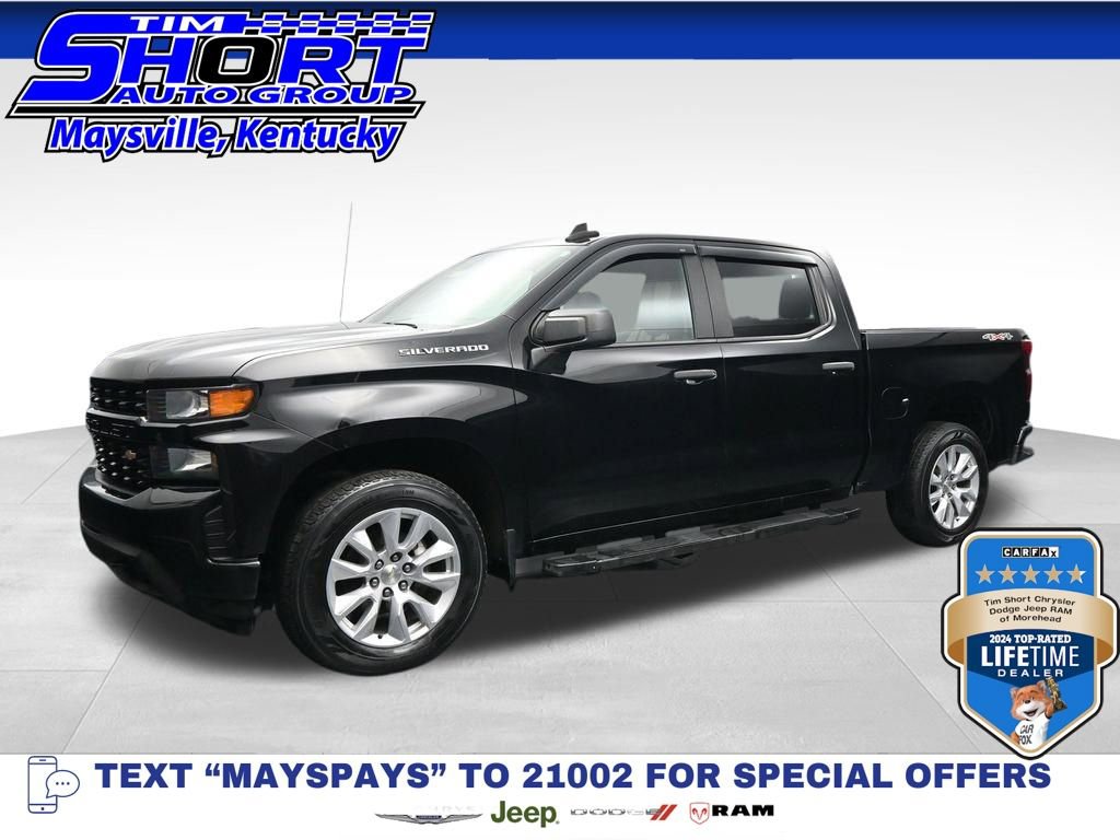 Used 2020 Chevrolet Silverado 1500 Custom w/ Custom Value Package AWD/4WD image 1