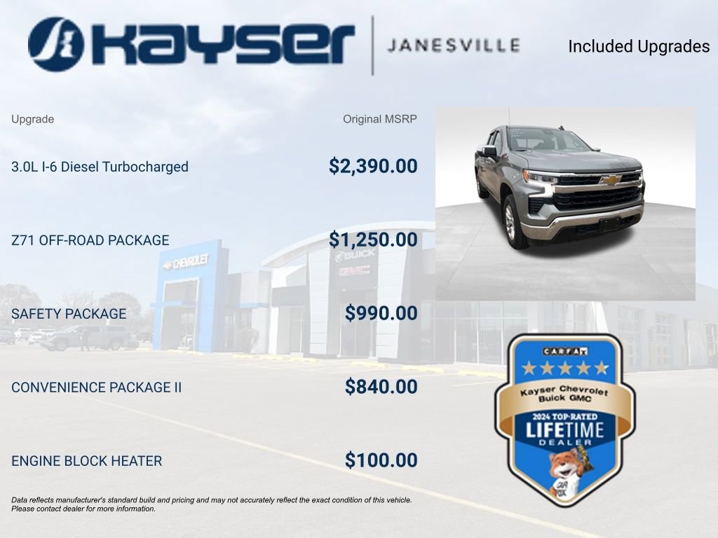 Certified 2023 Chevrolet Silverado 1500 LT w/ Z71 Off-Road Package image 2