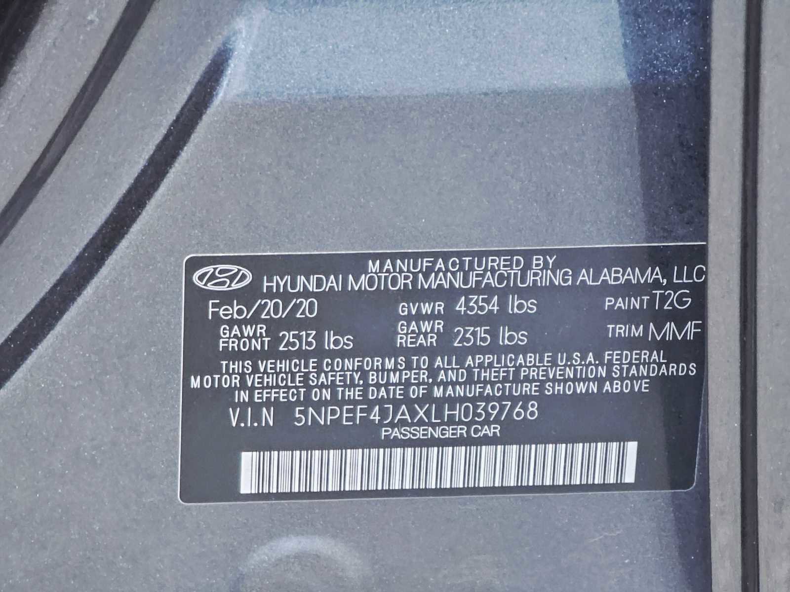 Used 2020 Hyundai Sonata SEL w/ Premium + Sunroof Package image 29