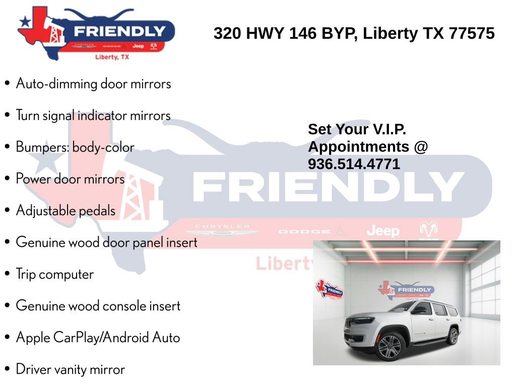 Used 2024 Jeep Wagoneer Series II w/ Flexible Seating Group RWD image 30